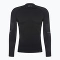 Men's Mico M1 Mock Neck thermal T-shirt black IN07021 6
