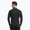 Men's Mico Odor Zero Mock Neck thermal T-shirt black IN01451 2