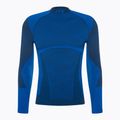 Men's Mico Warm Control Mock Neck thermal T-shirt blue IN01851 6