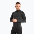 Men's thermal active sweatshirt Mico Warm Control Zip Neck nero