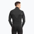 Men's Mico Warm Control Zip Neck thermal T-shirt black IN01852 2