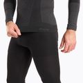 Men's Mico Warm Control Zip Neck thermal T-shirt black IN01852 5