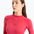 Women's thermal top Mico Warm Control Round Neck fragola 3