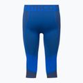 Men's Mico Warm Control 3/4 thermal pants blue CM01854 2