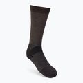 Mico Medium Weight Crew Outdoor Tencel grey-beige trekking socks CA01550