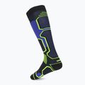 Ski socks Mico Medium Weight Warm Control Ski nero/giallo fluo 2