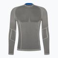 Men's Mico Odor Zero Round Neck thermal T-shirt grey IN01450 6