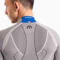 Men's thermal active sweatshirt Mico Odor Zero Mock Neck grigio 3