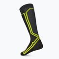 Ski socks Mico Light Weight Odor Zero X-Static Ski antracite/giallo fluo 2