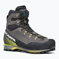 Men's high alpine boots SCARPA Manta Tech GTX shark/lime 8