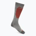 Ski socks Nordica Uni 2.0 2 pairs grey/red+black/red 2