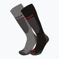 Nordica ski socks Uni 2.0 2 pairs grey/anthra/black/antra