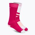 Nordica Multisports Winter children's ski socks 2 pairs fuxia/ rose/ white