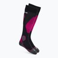 Women's ski socks Nordica High Performance 3.0 black/fuxia/white