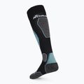 Women's ski socks Nordica High Performance 3.0 black/lichen blue/white 2