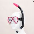 Aqualung Cub Combo children's snorkel kit black/pink SC3990002 12