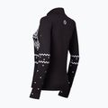 Women's Newland Guenda Full Zip thermal sweatshirt black/white 2