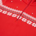 Women's thermal sweatshirt Newland Hilde Half Zip red/white 3