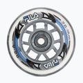 Rollerblade wheels with bearings FILA Wheels+A5+Alus 6mm white