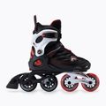 Children's roller skates FILA Wizy black/salmon 2