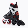 Children's roller skates FILA Wizy black/salmon 3