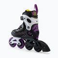 Children's roller skates FILA Wizy G black/yellow magenta 3