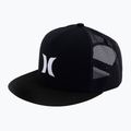 Men's Hurley Icon Solid Flat Trucker cap black
