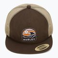Men's Hurley Mavericks Trucker velvet brown baseball cap 2