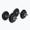 Set of iron dumbbells in TOORX 20kg case 4639