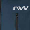 Men's Northwave Easy Out Softshell deep blue / forest green cycling jacket 3
