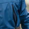 Men's Northwave Easy Out Softshell deep blue / forest green cycling jacket 12