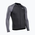 Northwave Blade 4 LS men's cycling jersey black / dark grey 5