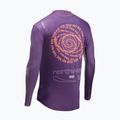 Men's Northwave Edge 2 cycling longsleeve dark purple/orange 2