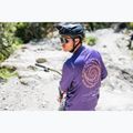 Men's Northwave Edge 2 cycling longsleeve dark purple/orange 4
