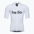 Men's cycling jersey Northwave Blade Hello Goodbye white