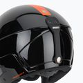 Children's ski helmet Briko Vulcano FIS 6.8 JR shiny black/orange 7