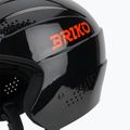 Children's ski helmet Briko Elias Jr shiny black/orange 7