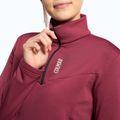 Women's Colmar fleece sweatshirt maroon 9334-5WU 5