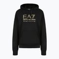 Men's sweatshirt EA7 Emporio Armani Train Visibility Hoodie black / gold