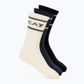 Socks EA7 Emporio Armani Train Socks Sponge 3 pairs black / vanilla ice / armani blu