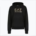 Men's sweatshirt EA7 Emporio Armani Train Visibility Hoodie black/gold