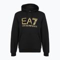 Men's sweatshirt EA7 Emporio Armani Train Logo Series Big Logo Hoodie black