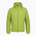 Men's jacket EA7 Emporio Armani Train Core Id Down Light Jacket Hoodie macaw green
