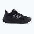 Shoes EA7 Emporio Armani Wave Cracking full black / silver 8