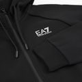 Men's sweatshirt Emporio Armani EA7 Train Logo Series Extended Logo Hoodie Fz black / white 5