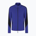 Men's sweatshirt EA7 Emporio Armani Ski Kitzbuhel Power Stretch Colorblock T-Top Fz clematis blue