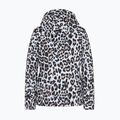 Women's ski jacket EA7 Emporio Armani Ski Kitzbuhel Softshell fancy white animalier 2