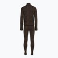 Women's thermal underwear set EA7 Emporio Armani Ski Jacquard Knitted fancy brown animal print 2