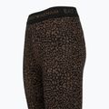 Women's thermal underwear set EA7 Emporio Armani Ski Jacquard Knitted fancy brown animal print 9