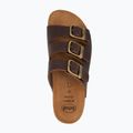 Women's flip-flops Scholl Rio Wedge Ad Med dark brown 3
